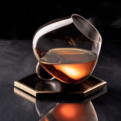 EQUILO No.1 spirits glass with whiskey